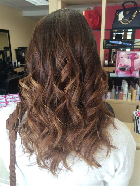 ombre wavy hair